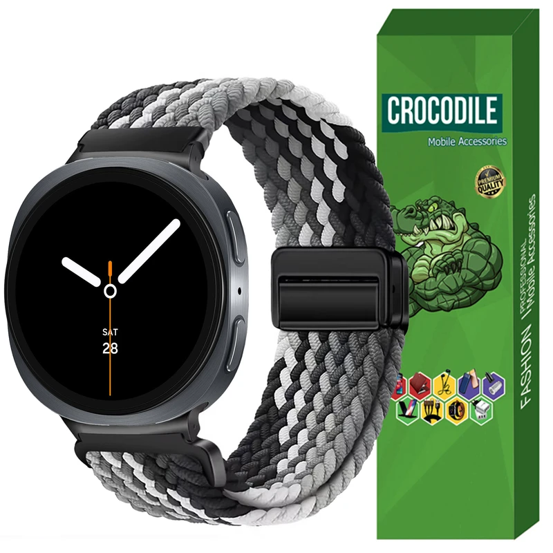 بند کروکودیل مدل BRAIDED مناسب برای ساعت هوشمند سامسونگ Galaxy Watch 8 Classic 46MM