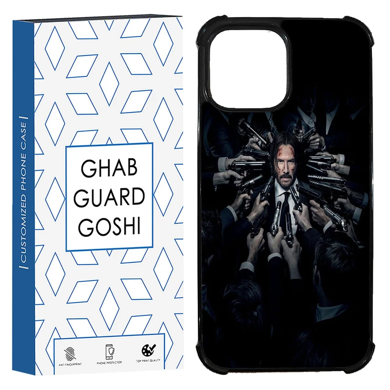 کاور قاب گارد گوشی طرح جان ویک کد TPU-219 مناسب برای گوشی موبایل اپل Iphone 13 / 14