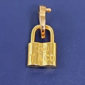 آویز گردنبند طلا 18 عیار زنانه گالری یارطلا کد PLLOCK13