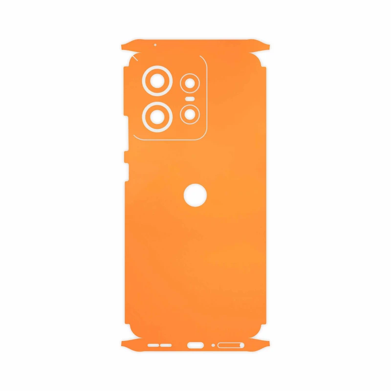 برچسب پوششی ماهوت مدل Matte-Orange-FullSkin مناسب برای گوشی موبایل موتورولا Edge 50 Pro