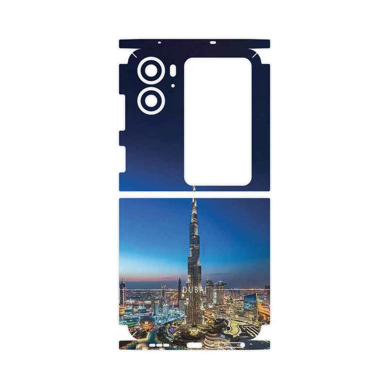 برچسب پوششی ماهوت مدل Dubai_City-FullSkin مناسب برای گوشی موبایل اپو Find N2 Flip