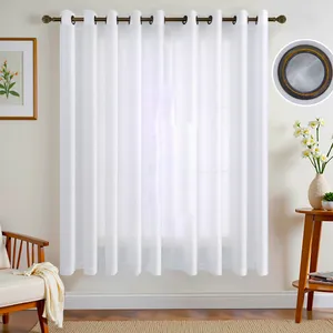 پرده پانچ تیکو دکو مدل حریر کلاسیک سایز 180x300 سانتی‌متر