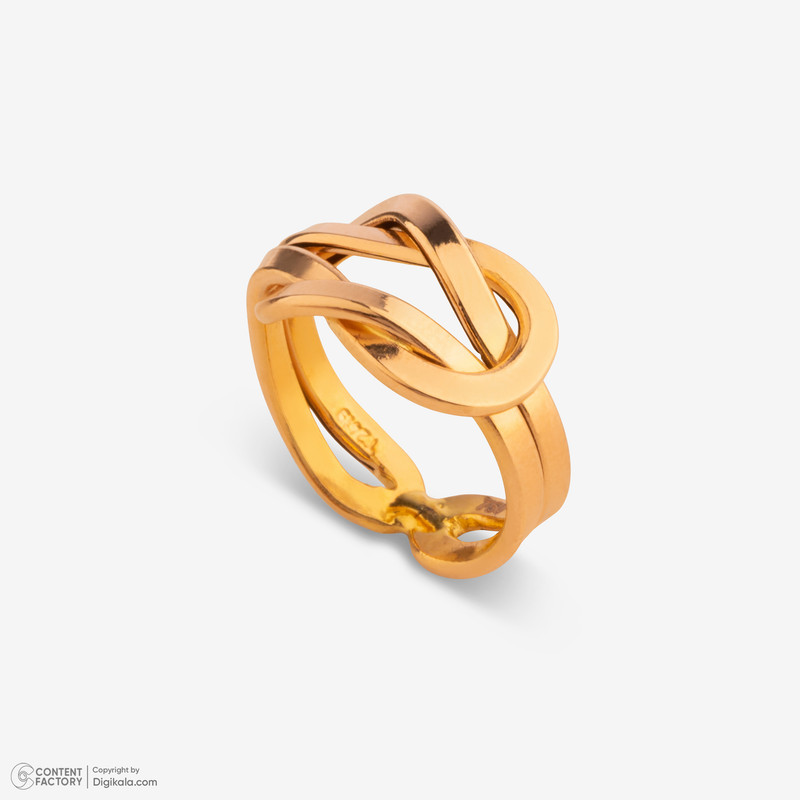 انگشتر طلا 18 عیار زنانه مایا ماهک مدل گره بینهایت MR1174 سایز 54