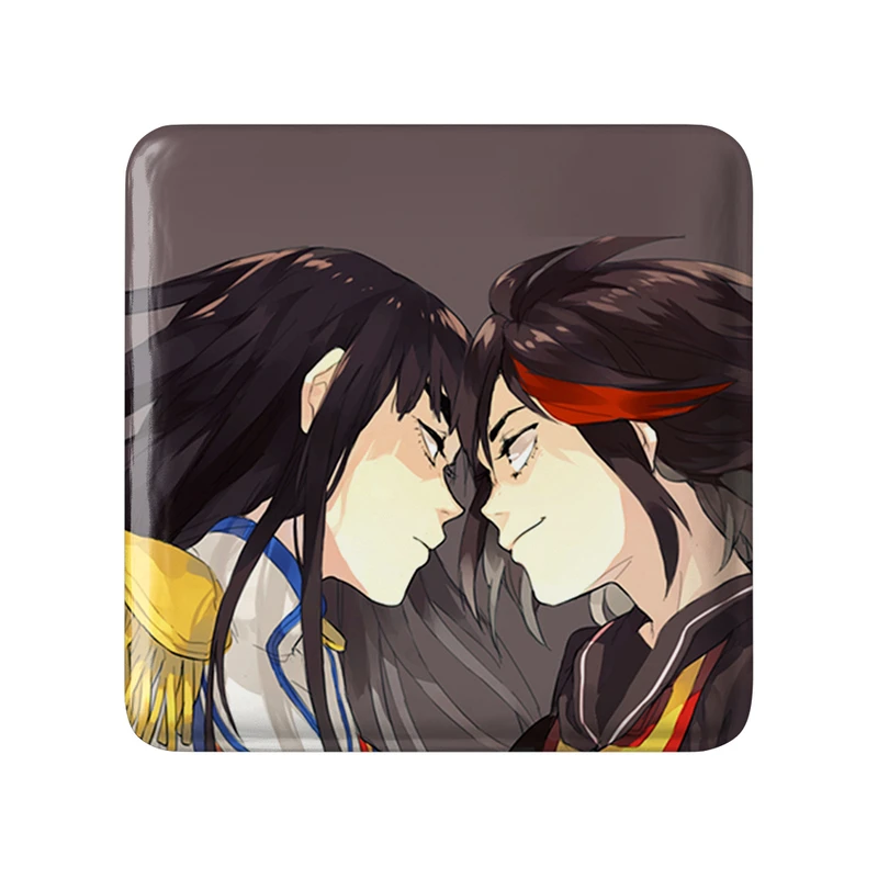 پیکسل خندالو مدل مربعی طرح ریوکو و ساتسوکی انیمه کیل لا کیل کد 32366