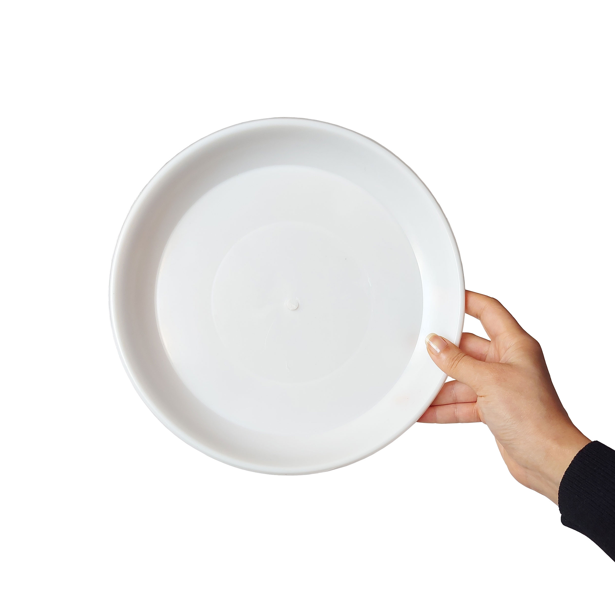 زیرگلدانی گل آذین مدل پلاستیکی گرد کد 168 بسته 2 عددی