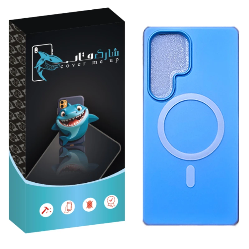 کاور شارک قاب مدل سیلیکونی پاستیلی مناسب برای گوشی موبایل سامسونگ Galaxy S23 ULTRA