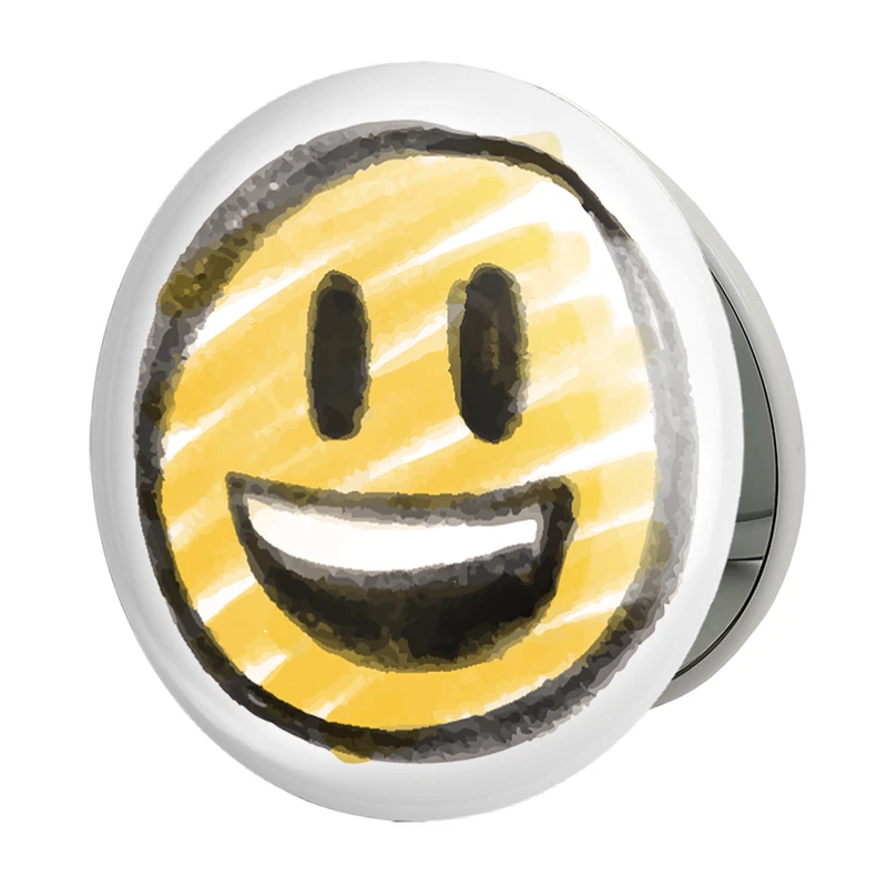 آینه جیبی خندالو طرح ایموجی Emoji مدل تاشو کد 3028 