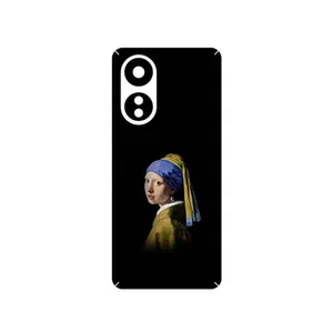 MAHOOT Girl with a Pearl Earring of Vermeer Cover Sticker for Oppo A58 4G