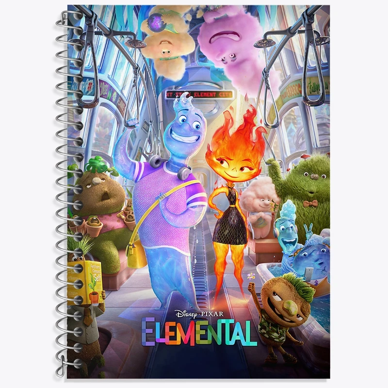 دفتر لغت 50 برگ خندالو طرح بنیادین Elemental کد 31038