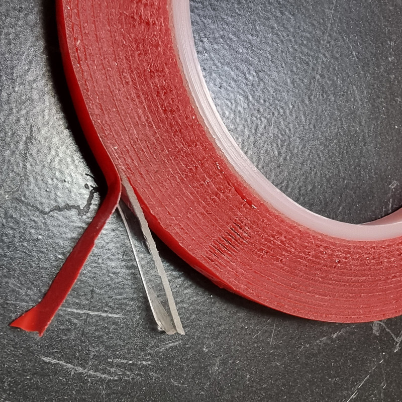 چسب دو طرفه اورافول مدل ژله ای شفاف کد -1cmx5m عرض 1 سانتیمتر