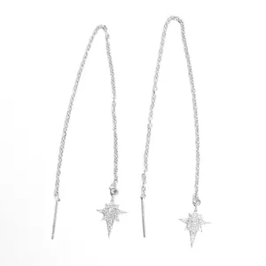 گوشواره نقره زنانه مدل GTA-561