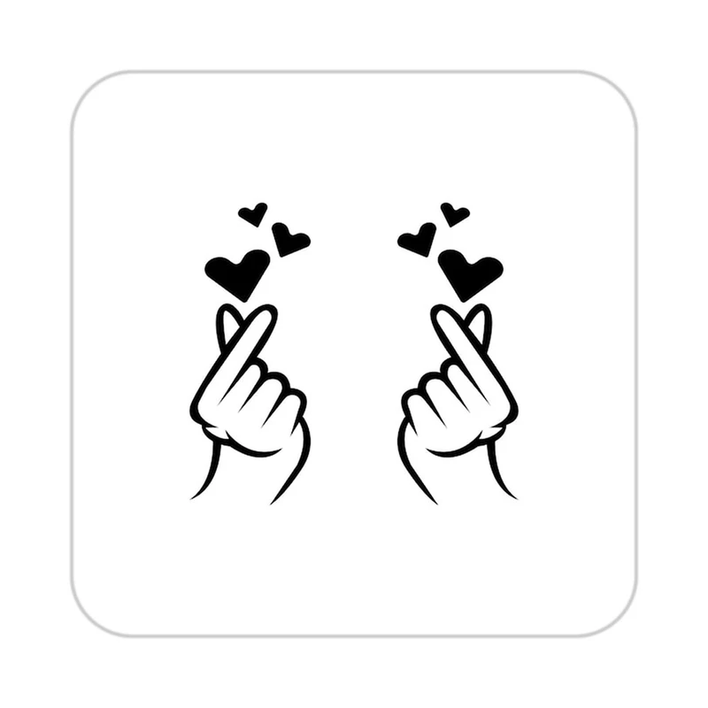 زیر لیوانی کاکتی طرح عاشقانه مدل mp39424