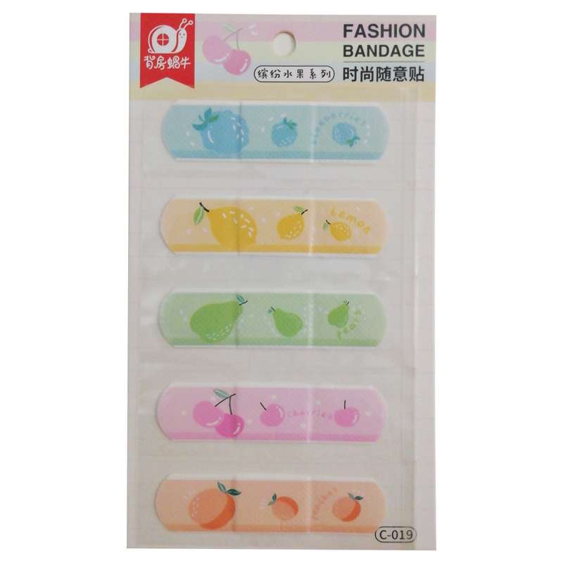 چسب زخم طرح میوه کد C-019 بسته 5 عددی 