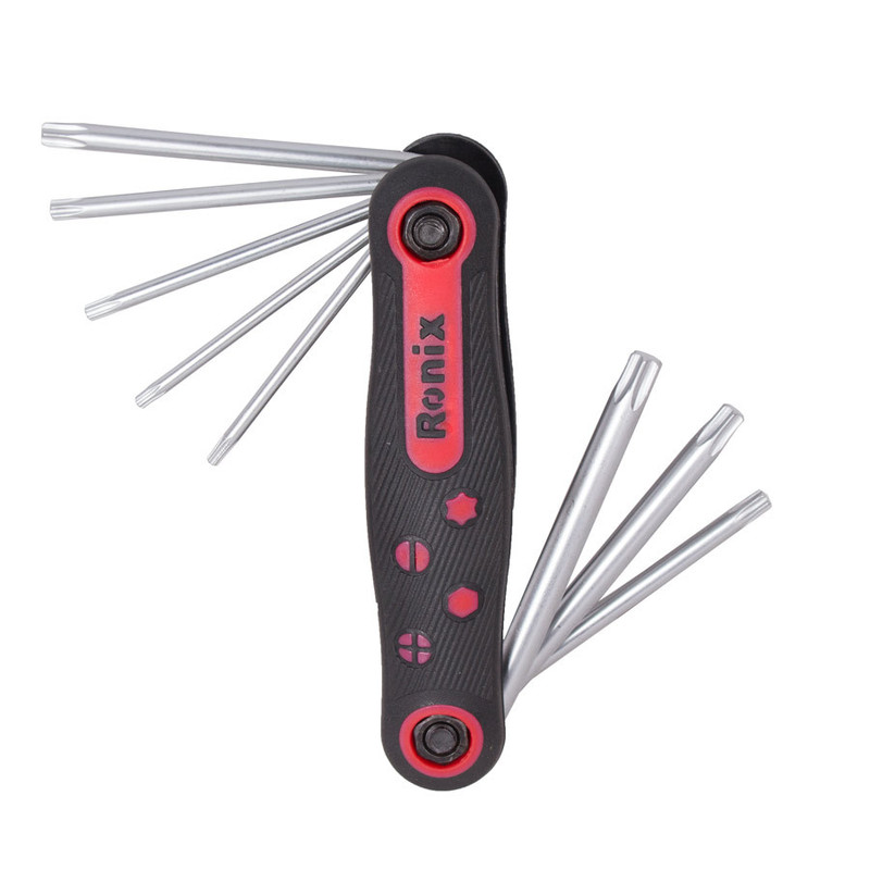 مجموعه 8 عددی آچار آلن ستاره ای رونیکس مدل NIX-2021 مجموعه 8 عددی آچار آلن ستاره ای رونیکس مدل NIX-2021