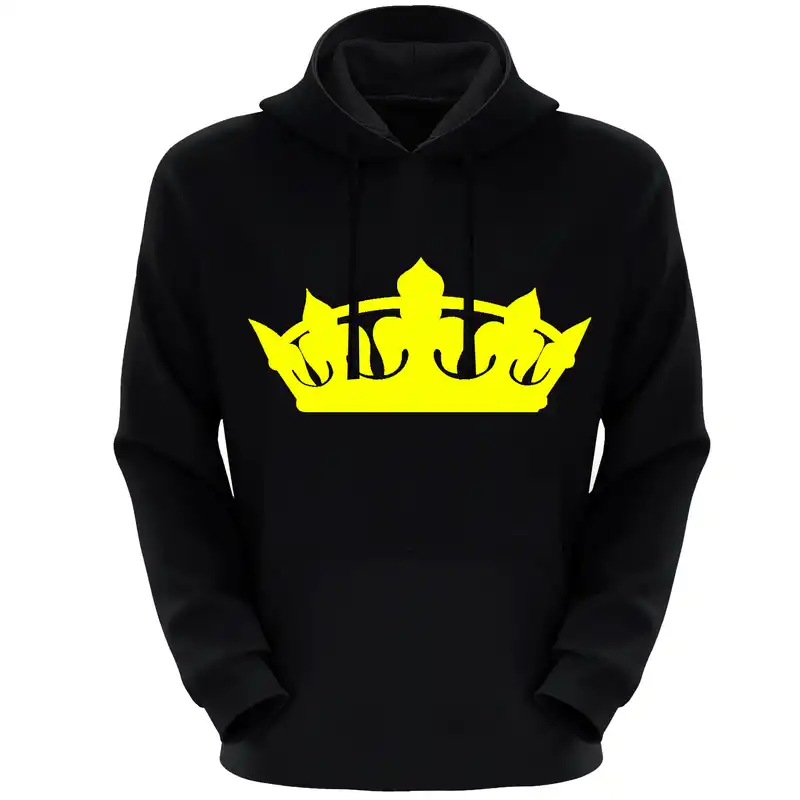 هودی زنانه مدل تاج  E1360 رنگ مشکی