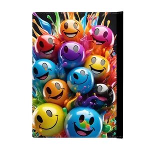 کلاسور پاد آفرین مدل ایموجی های رنگی خندان کد 748