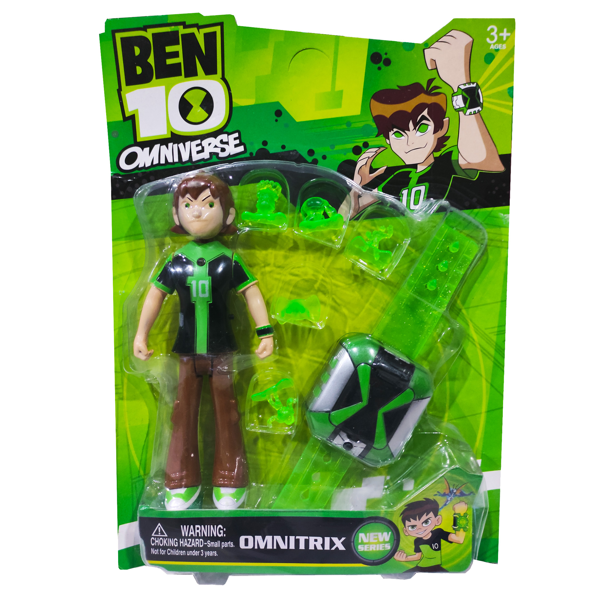 ساعت اسباب بازی بن تن مدل Omnitrix مجموعه 7 عددی