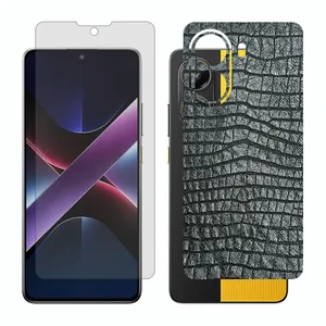 Glass Together model matte screen protector suitable for Xiaomi Poco X7 Pro mobile phone with back cover sticker