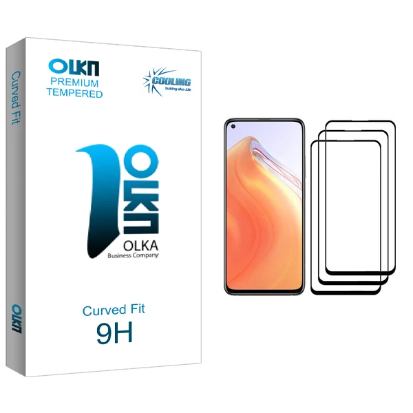 محافظ صفحه نمایش کولینگ مدل Olka glass مناسب برای گوشی موبایل شیائومی Mi 10T 5G بسته سه عددی