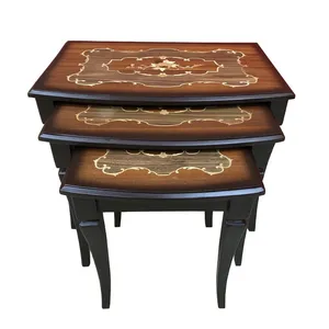 میز عسلی کد t115 مجموعه سه عددی