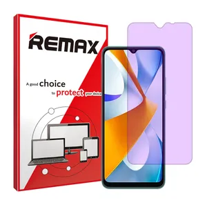Remax brand shockproof Anti-purple screen protector glass for Xiaomi Poco C40