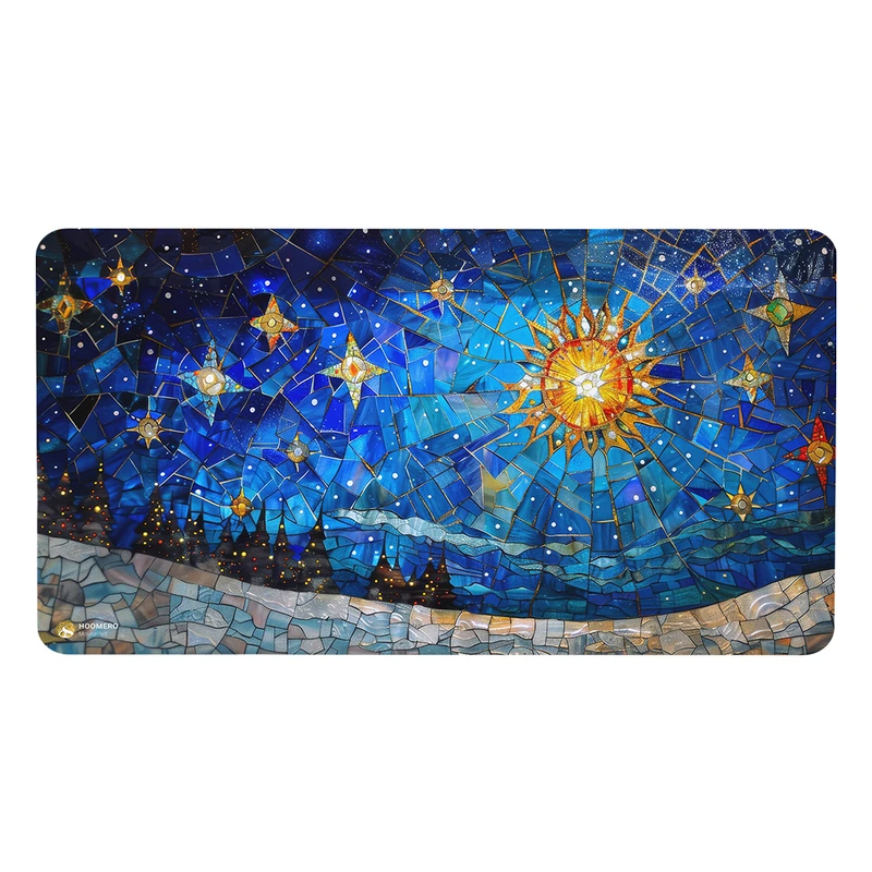ماوس پد هومرو مدل MX2697 طرح نقاشی شب پرستاره