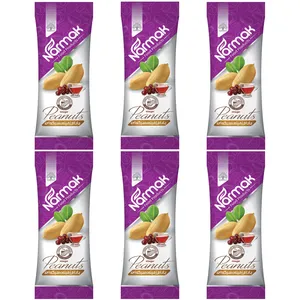 بادام زمینی سرکه ای نارمک - 210 گرم بسته 6 عددی