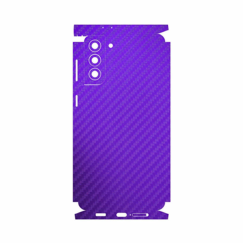 برچسب پوششی ماهوت مدل Purple-Fiber-FullSkin مناسب برای گوشی موبایل سامسونگ Galaxy S21 Plus 5G