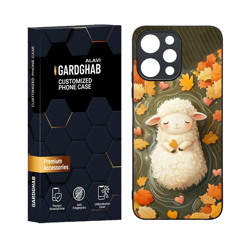 اور گارد قاب علوی مدل دورژله ای کارتنی مناسب برای گوشی موبایل شیائومی Poco M6 pro 5G