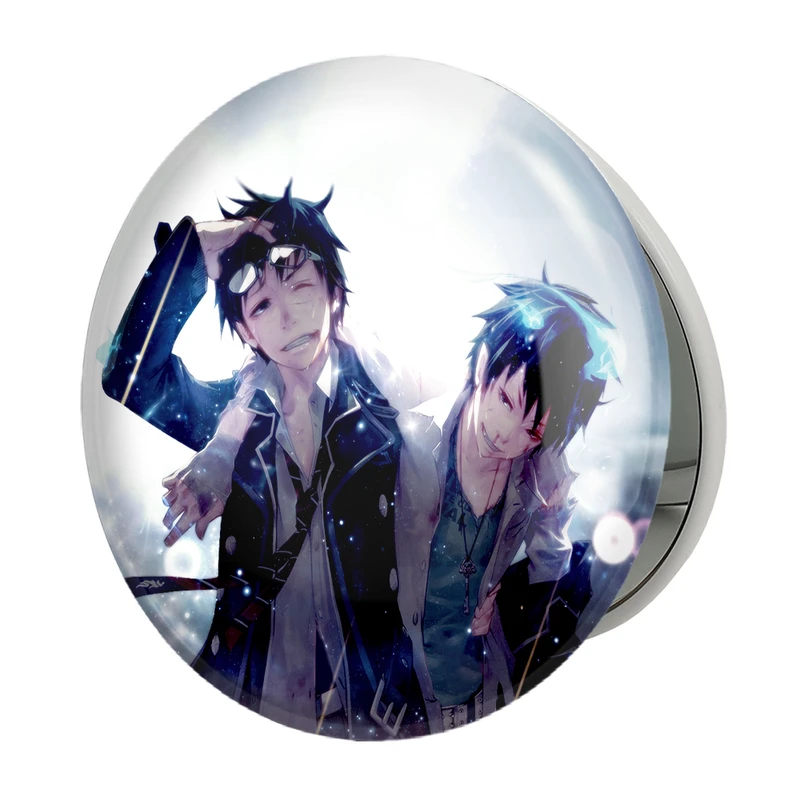 آینه جیبی خندالو طرح رین و یوکیو انیمه جنگیر آبی مدل تاشو کد 16373 