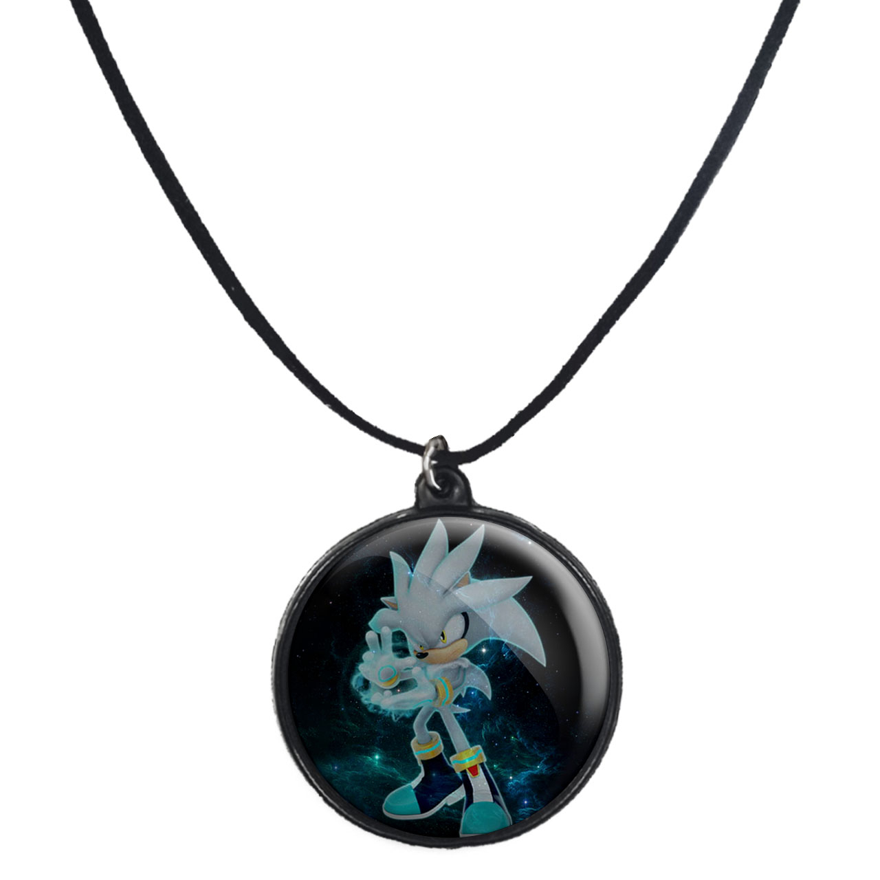 گردنبند پرمانه طرح سونیک کد pmb.14973 مدل دو طرفه