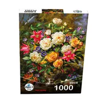 پازل 1000 تکه رونیز مدل سبد گل کد 07733