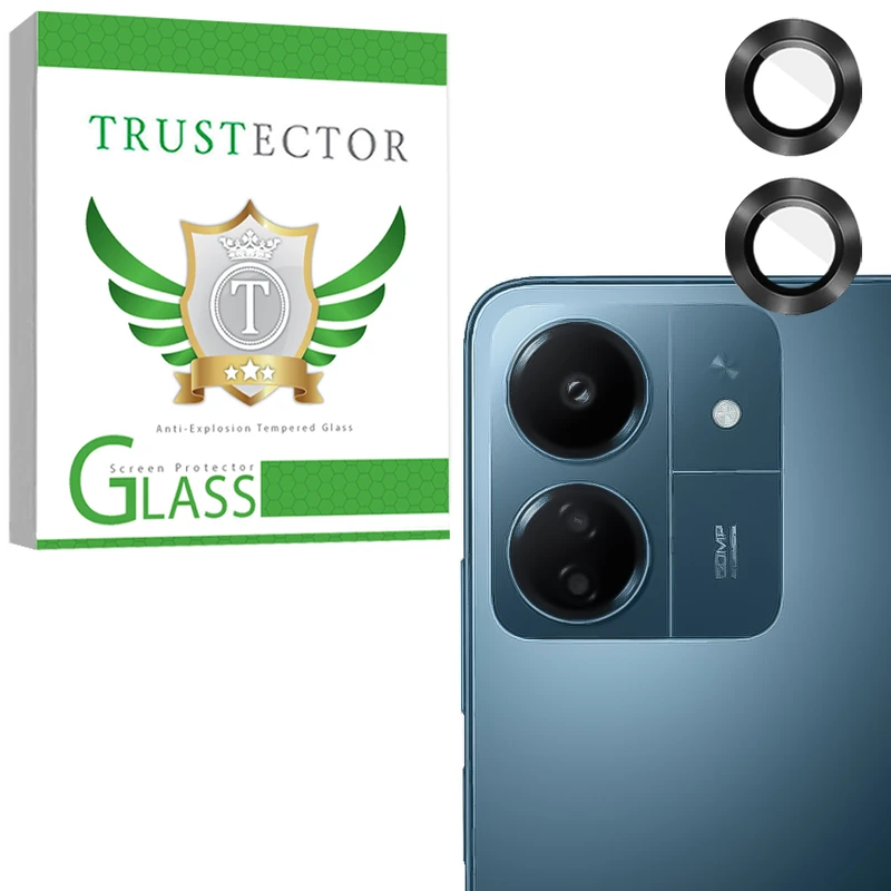 محافظ لنز دوربین فلزی تراستکتور مدل RINT20 مناسب برای گوشی موبایل شیائومی Redmi 13C 4G / Poco C65