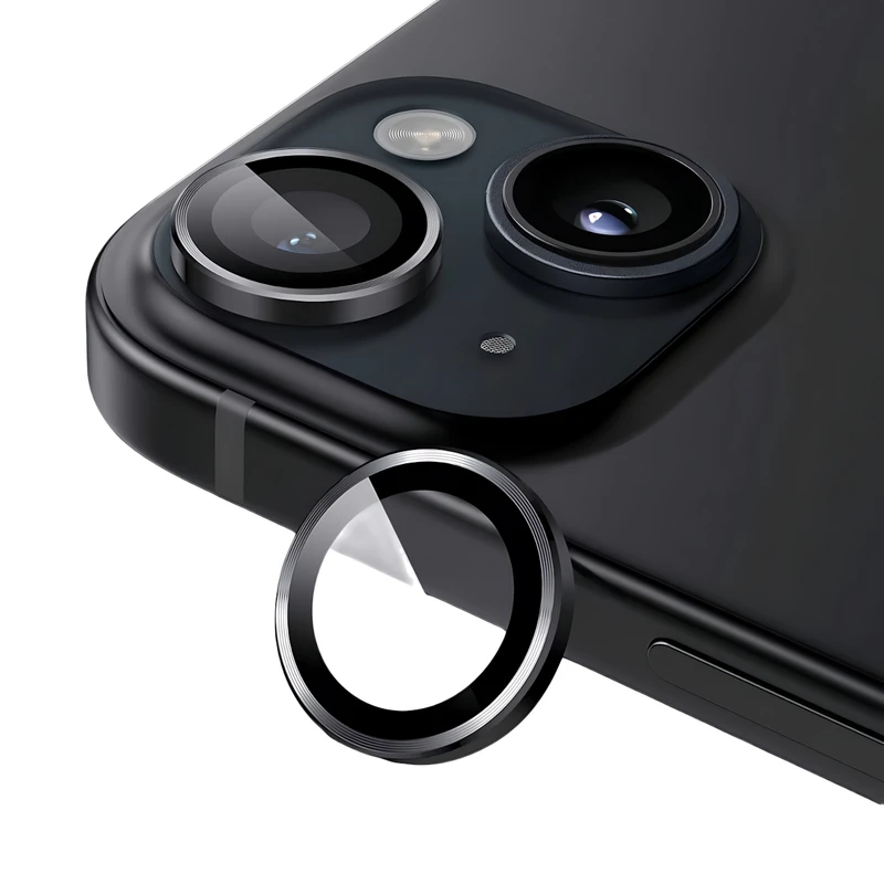محافظ لنز دوربین شیشه‌ای مک کوی مدل AF مناسب برای گوشی موبایل اپل iPhone 13
