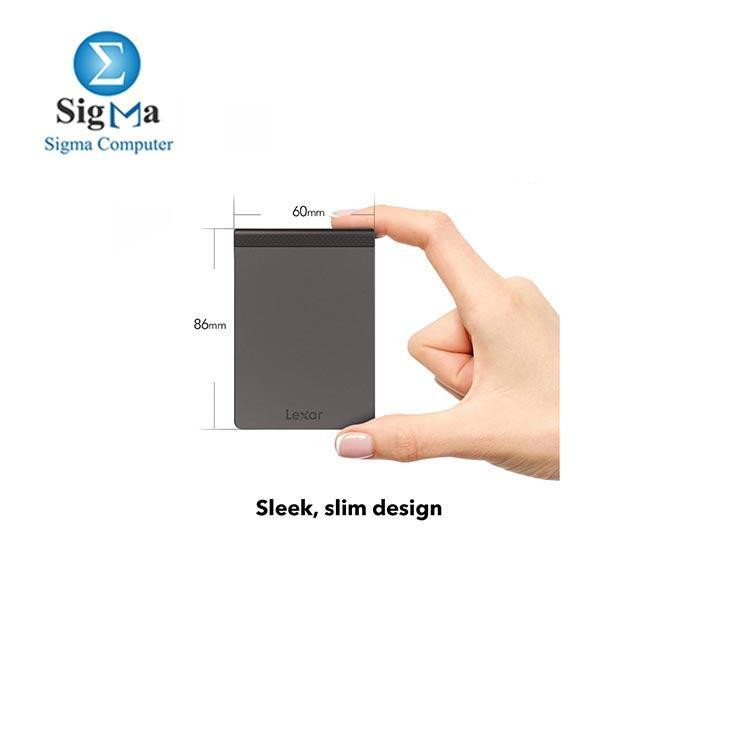 اس اس دی اکسترنال لکسار مدل SL200 ظرفیت 512 گیگابایت