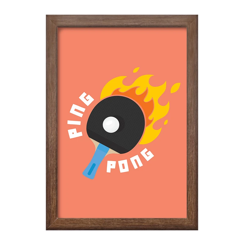 تابلو خندالو طرح پینگ پنگ Ping Pong کد 27992