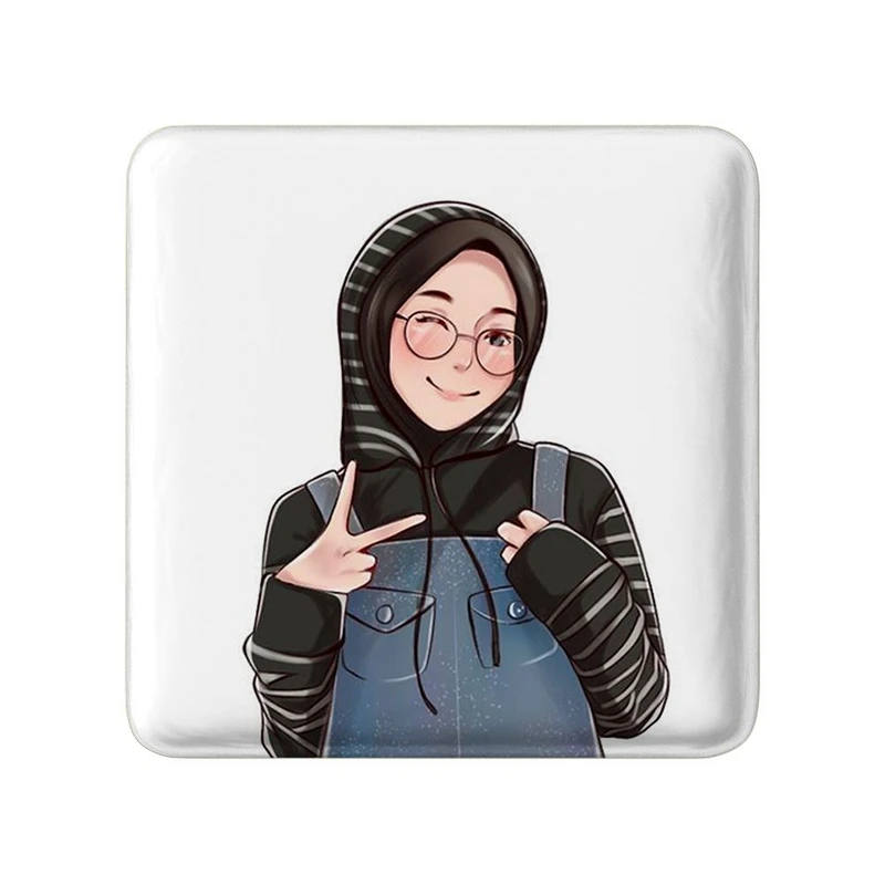 مگنت خندالو مدل دخترانه باحجاب کد 25994