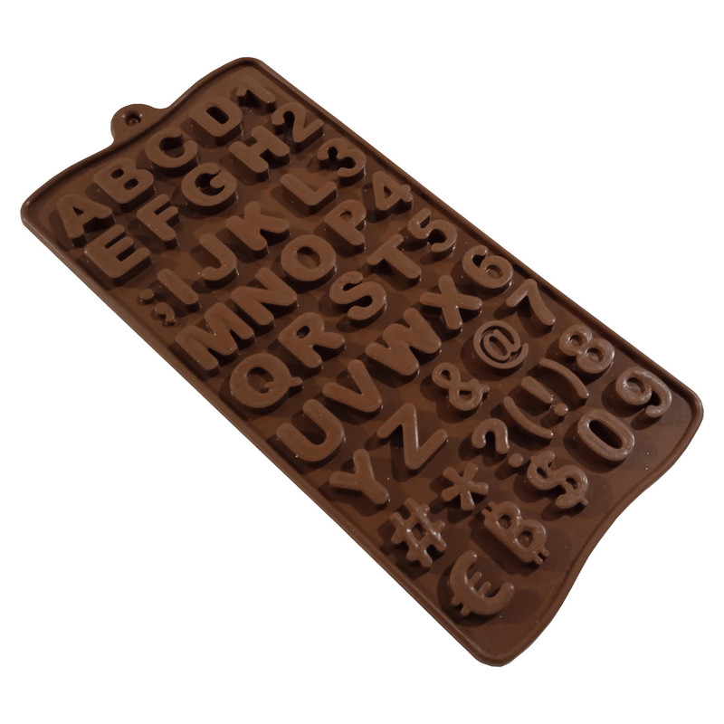 قالب شکلات مدل حروف و اعداد