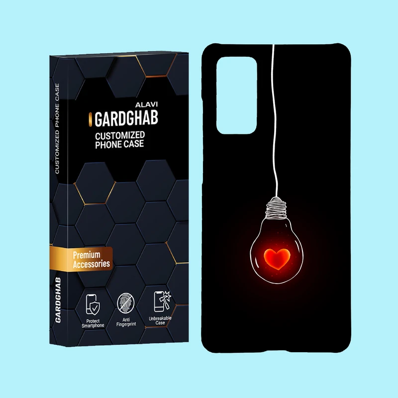 کاور گارد قاب علوی مدل عاشقانه مناسب برای گوشی موبایل سامسونگ Galaxy S20 FE
