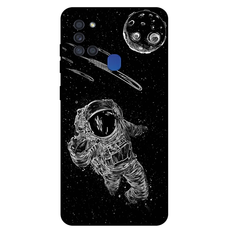 کاور مگافون طرح فضانورد مدل 1368 مناسب برای گوشی موبایل سامسونگ Galaxy A21 S         
