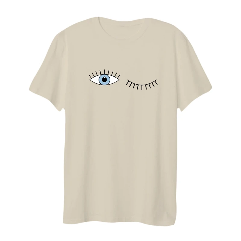 تی شرت لانگ زنانه مدل چشم 2