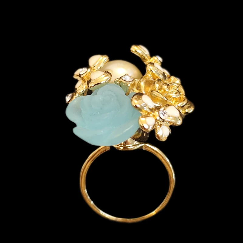 انگشتر زنانه مدل نگینی ژورنالی مجلسی 