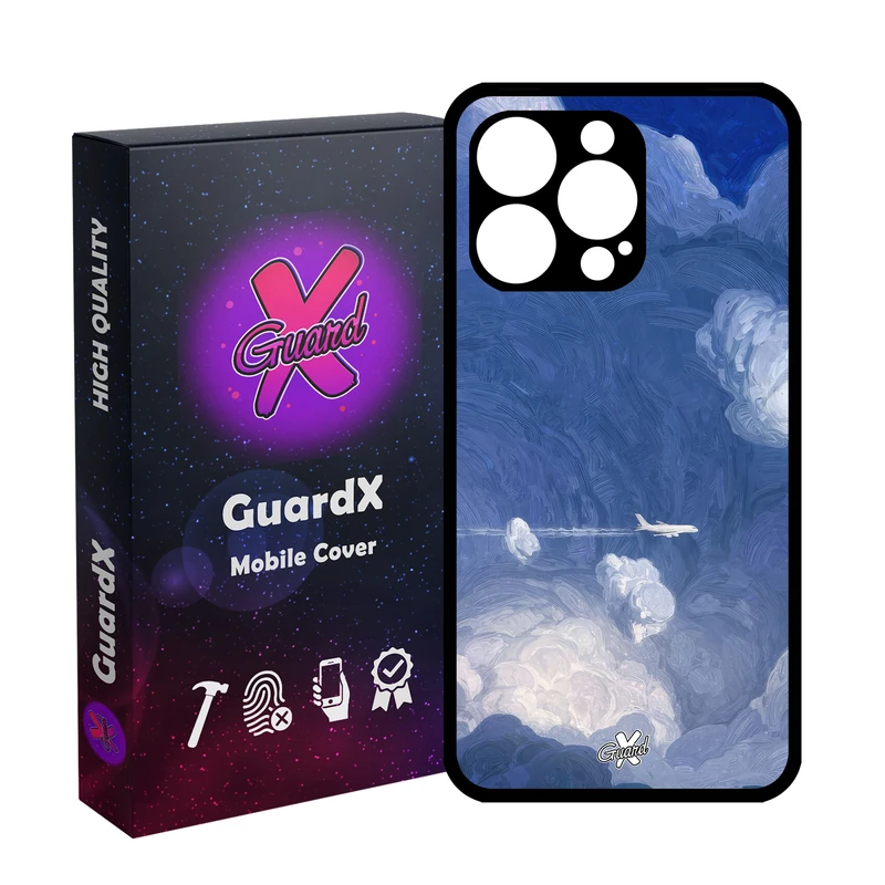 کاور گارد ایکس طرح هواپیما مدل Glass10597 مناسب برای گوشی موبایل اپل iPhone 13 Pro