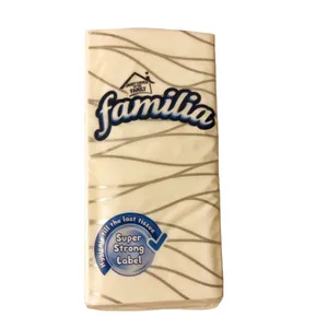 دستمال کاغذی جیبی 10 برگ فامیلا مدل super strang label