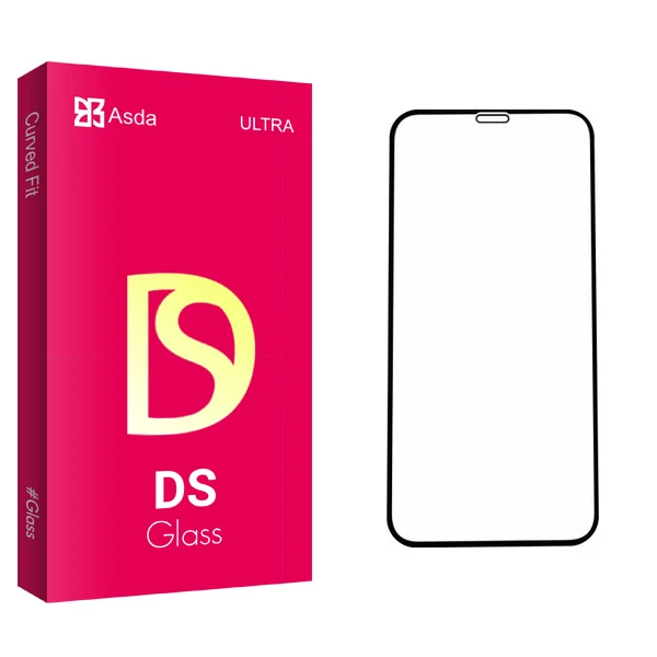 محافظ صفحه نمایش 5D آسدا مدل DS glass مناسب برای گوشی موبایل اپل iPhone xs max