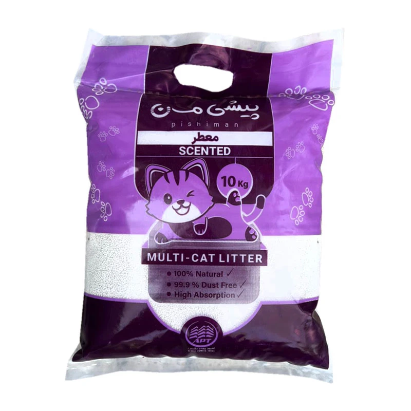 خاک گربه عطری پیشی من مدل Cat Litter وزن 10 کیلوگرم