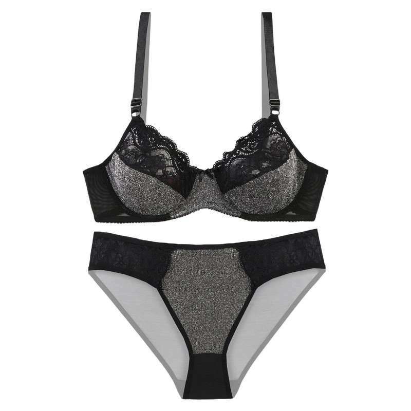 ست شورت و سوتین زنانه دنیز مدل لمه دانتل کد 704