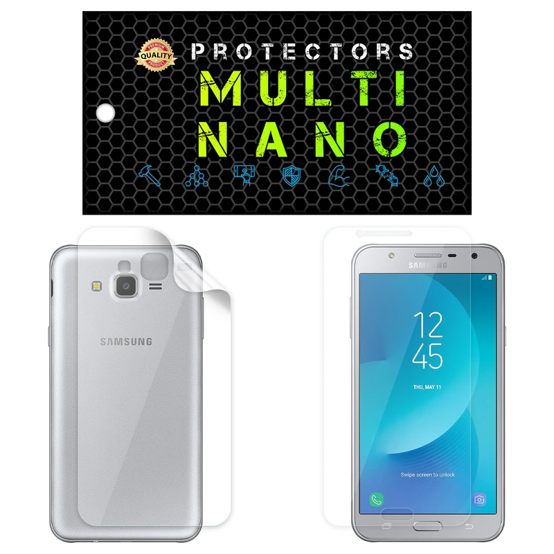 محافظ صفحه نمایش مولتی نانو مدل X-SFT مناسب برای گوشی موبایل سامسونگ Galaxy J7 به همراه محافظ پشت