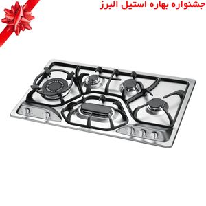 اجاق گاز صفحه ای استیل البرز مدل S-5908
