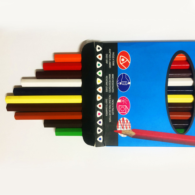 مداد آبرنگی 12 رنگ مدل 001